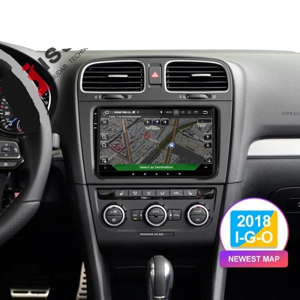 Din Auto Radio Quad Core Android 9 For VW/Golf/POLO/Passat/Skoda/Fabia/Octavia/Seat/Leon Car Multimedia Video Player GPS USB